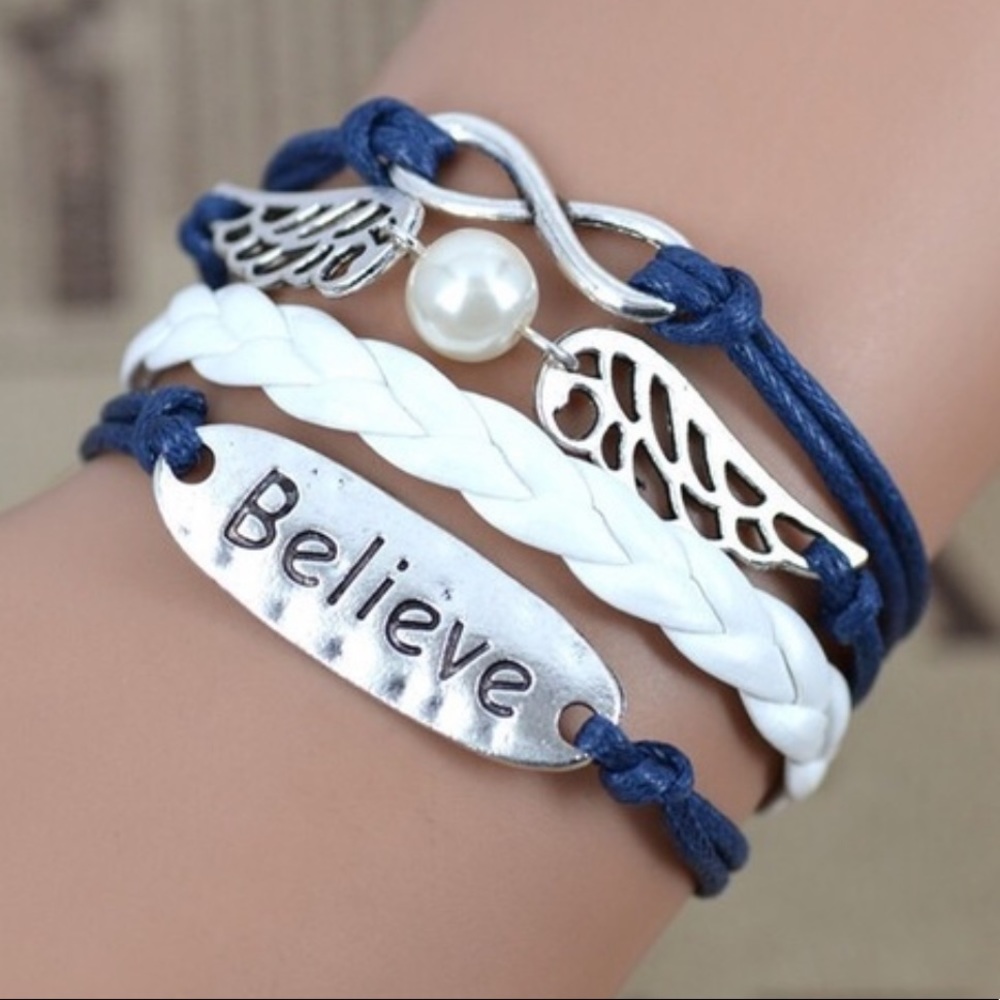 NWT Multi-Layered Infinity Adjustable Bracelet
